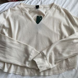 Wild Fable Waffle Knit Top